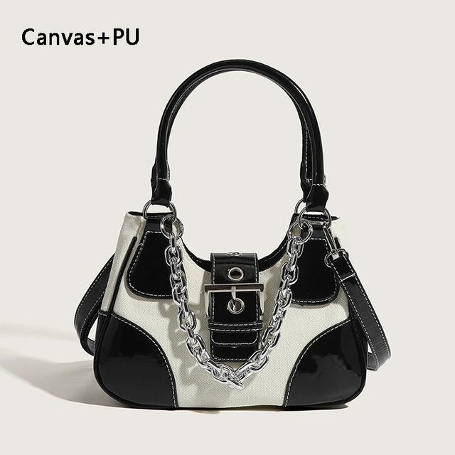 Luxury Designer Handbags for Women 2023 JIOMAY Shoulder Bag PU Leather Patchwork Chain Travel Purses and Handbags Crossbody Bags