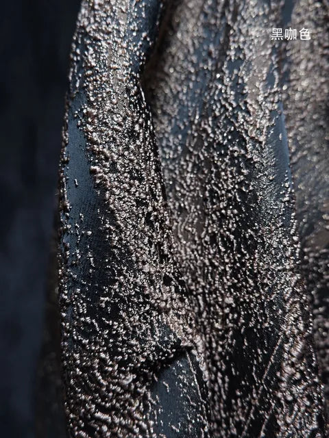 Irregular three-dimensional particle jacquard texture creative fabric for outerwear