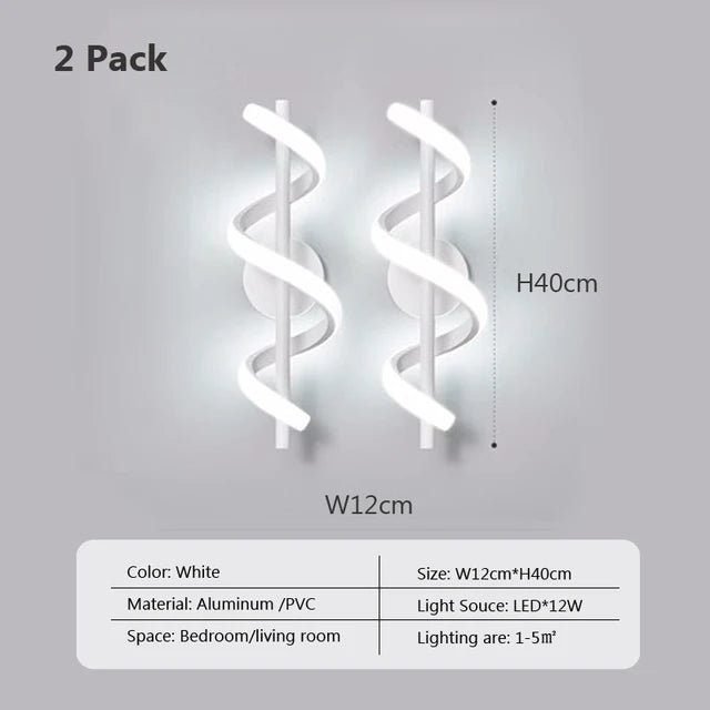 Modern LED Wall Lamp For Living Room Dining Room Bedroom Bedside Indoor Creative Wall Decor Lights Decorative Wall Sconce Lights