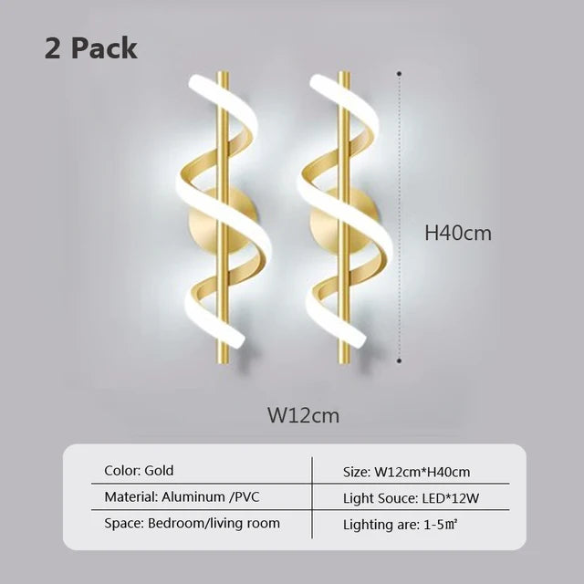 Modern LED Wall Lamp For Living Room Dining Room Bedroom Bedside Indoor Creative Wall Decor Lights Decorative Wall Sconce Lights