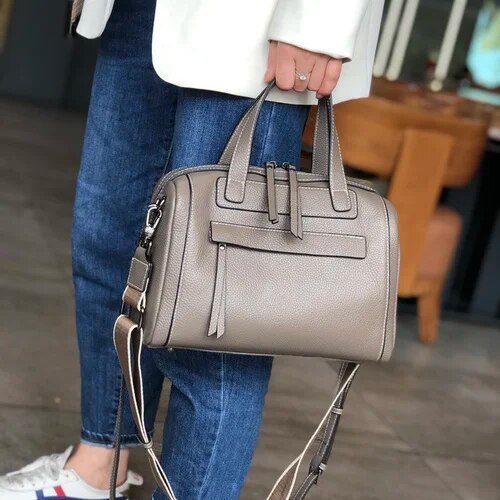 Soft Cow Real Leather Ladies Hand Bag Women's Genuine Leather Handbag Shoulder Bags for Women 2022 Trendy Casual Crossbody Bag