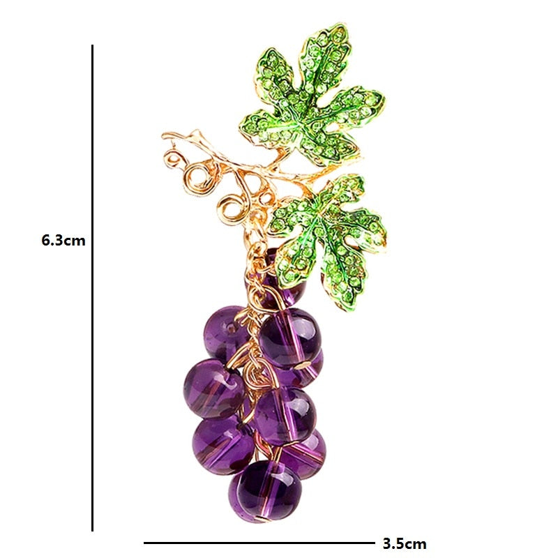 CTB Kind Grape Brooch