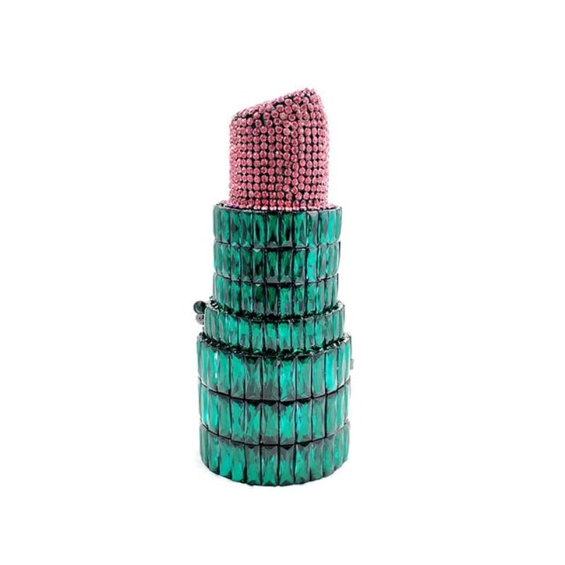 CTB Bling Luxury Lipsticks Handmade Clutch/Shoulder Bag