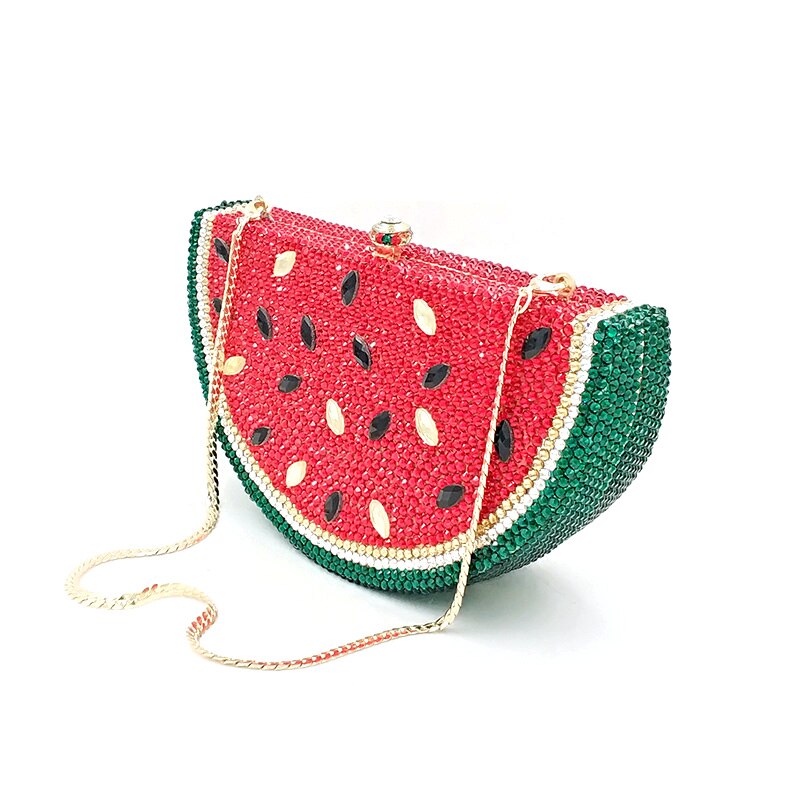 CTB Watermelon-Lemon Mocktail Handmade Bling Clutch/Shoulder Bags