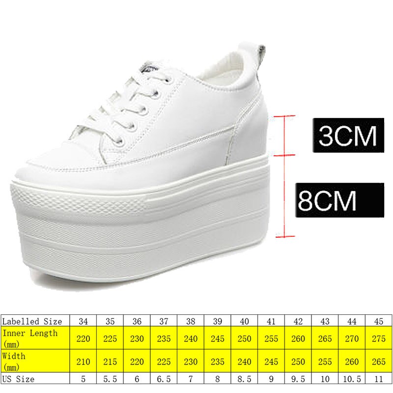 CTB Lennox 11cm Platform Korean Sneakers