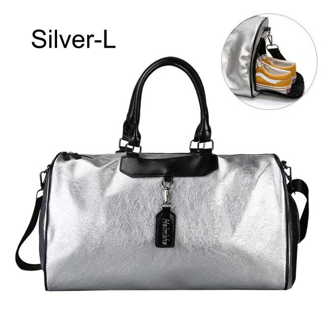 CTB Winnie Silver Travel/Fitness Bag