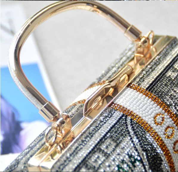 CTB Royce Luxury Bling Handmade Clutch/Shoulder Bags