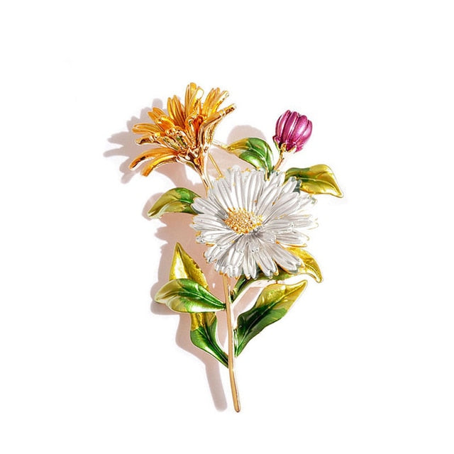 CTB Joy Handmade Flower Brooch