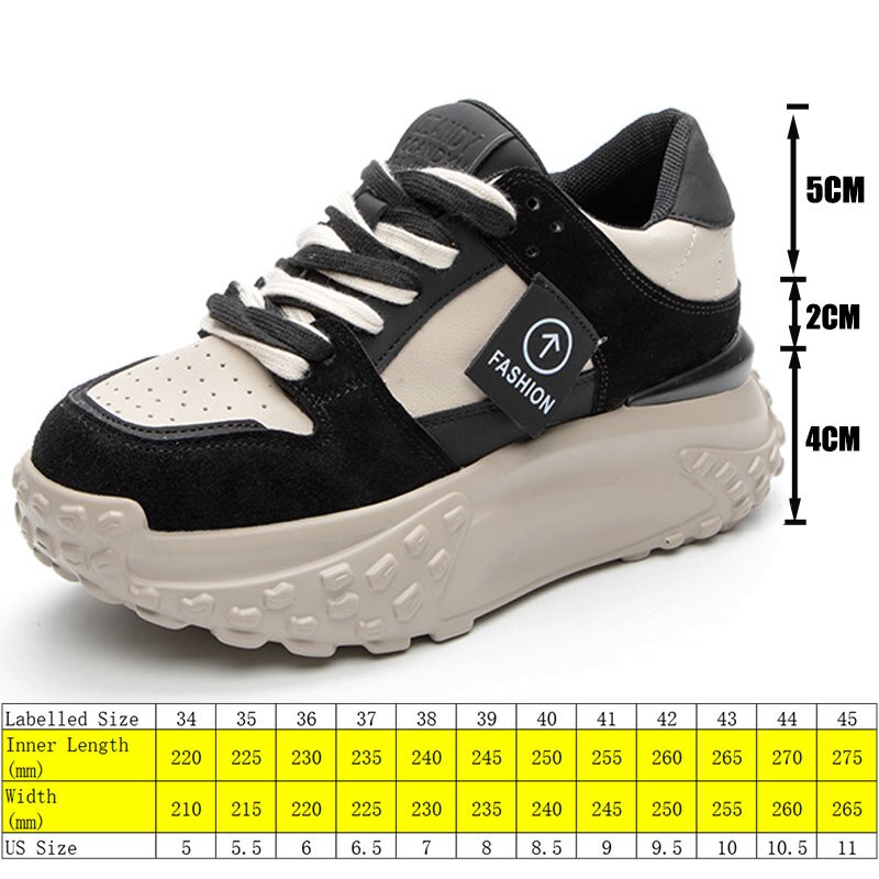 CTB Shiloh 6cm Korean Sneakers