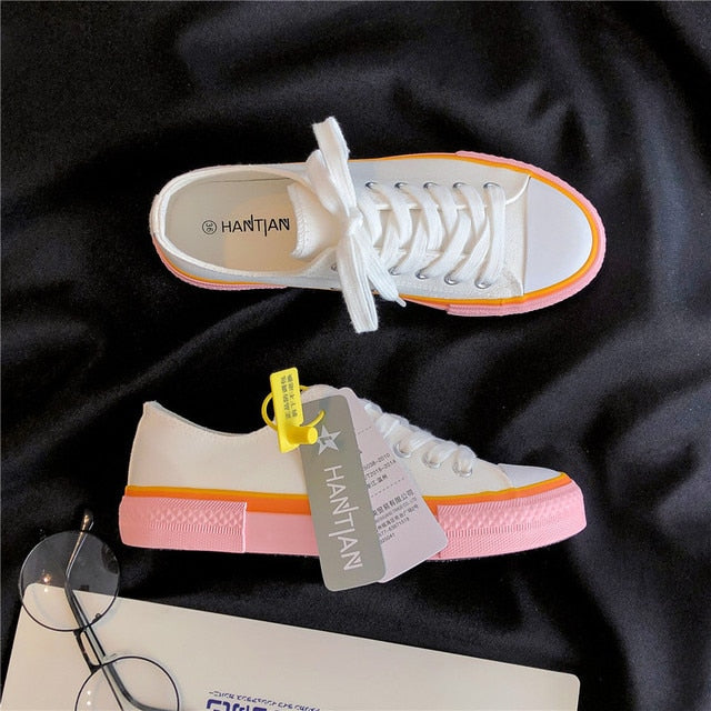 CTB Lovely Candy Korean White Sneakers