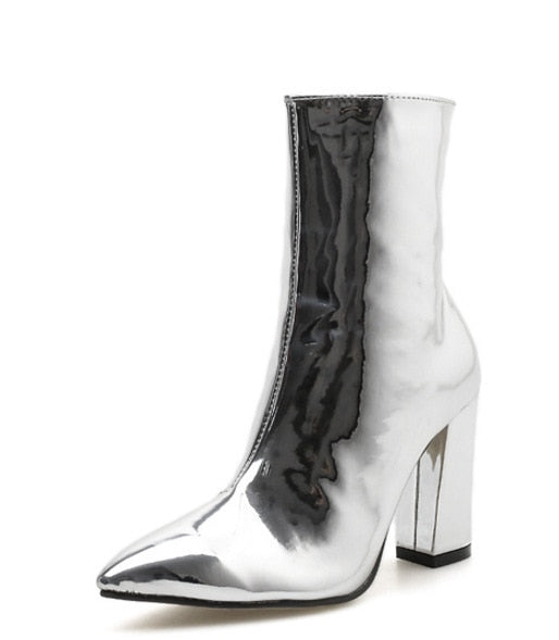 CTB Taylor Patent Leather Stiletto Boots