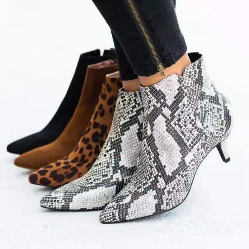 CTB Axis Print Ankle Boots