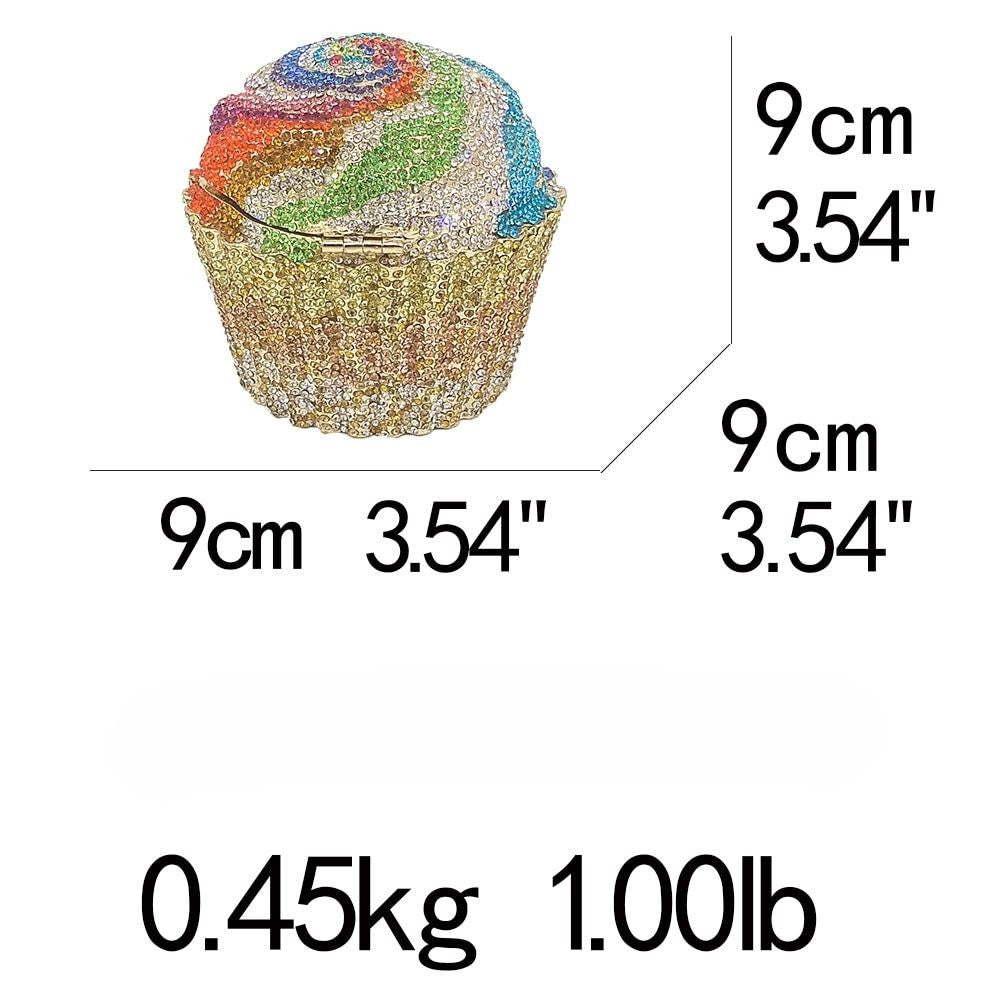 CTB Mini Cupcake Bling Clutch/Shoulder Handmade Bag