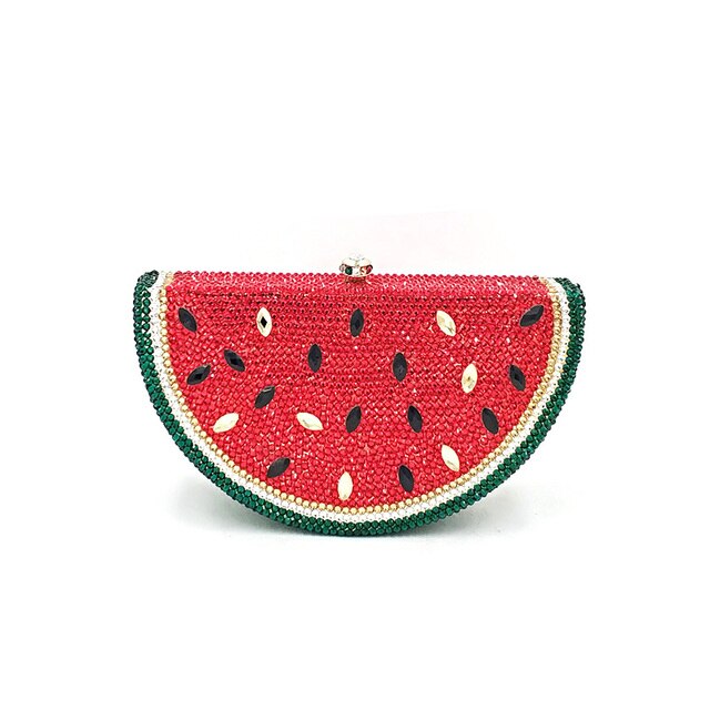 CTB Watermelon-Lemon Mocktail Handmade Bling Clutch/Shoulder Bags