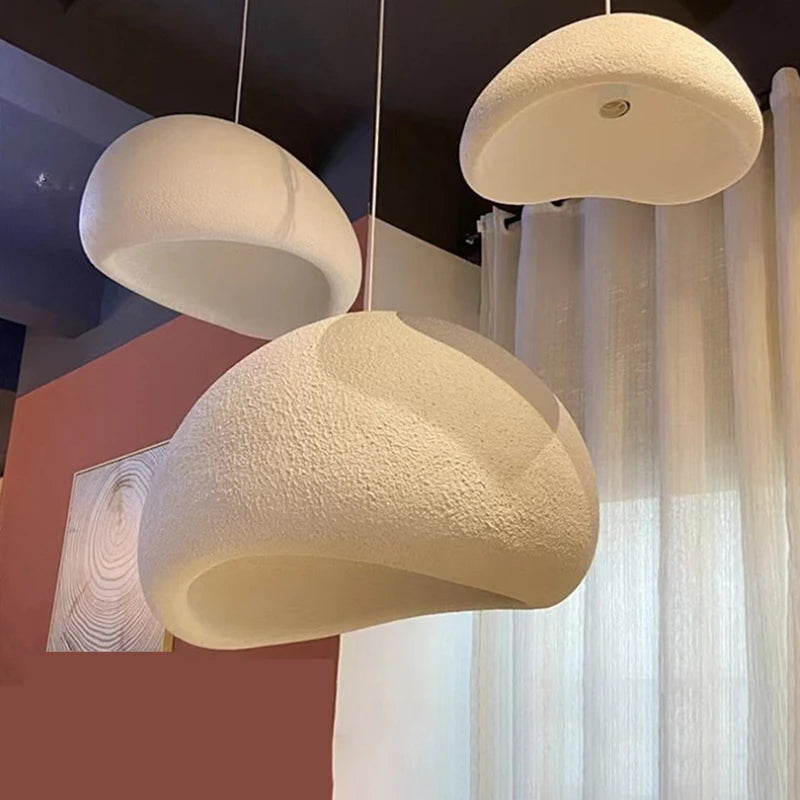 Japanese LED Wabi Sabi Pendant Lamp Dining Room Modern Living Room Bedroom Ceiling Chandelier Lighting Lustre Hanghing Lamps