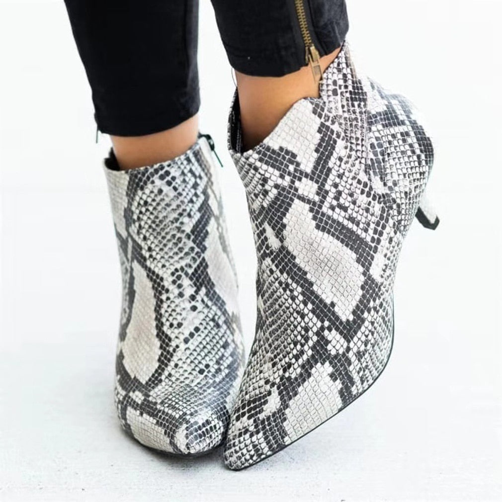 CTB Axis Print Ankle Boots